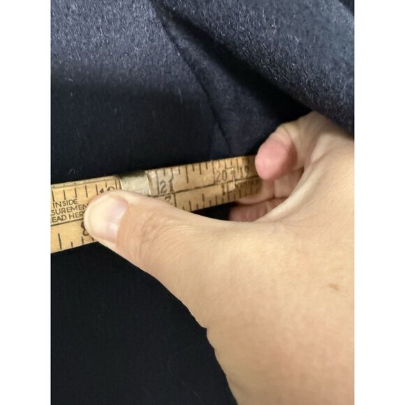 Todays Man Mens Cashmere Blazer 40L Solid Black Sport Coat Made in Italy - Picture 14 of 14